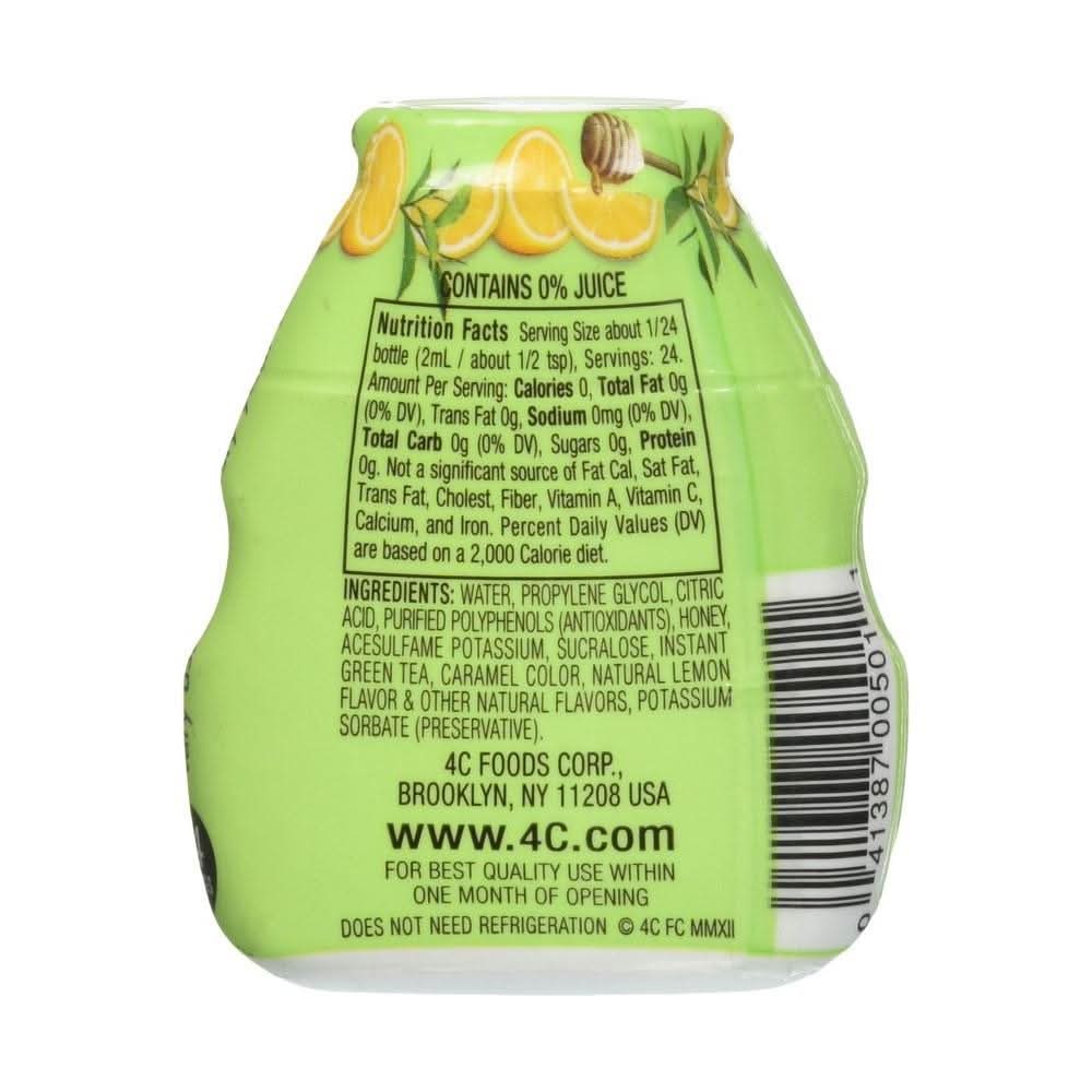 4c Totally Light Green Tea Liquid Water Enhancer 162 Fl Oz 4 Count - Whlsome - Grocery (Other)