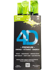 4D Clean Energy Drink Mix - Joint and Skin Support (Lemon Lime - 25 Pack) - Whlsome - Sports Nutrition