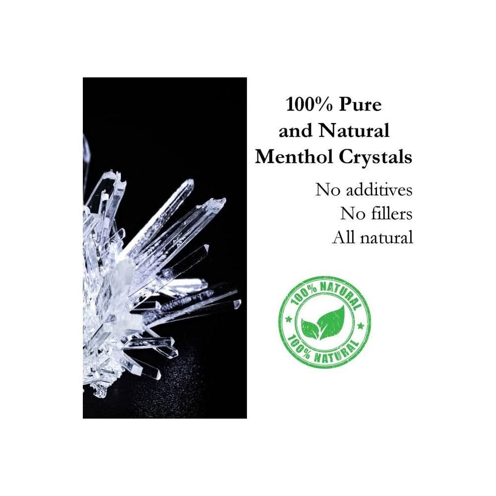 4oz Premium Menthol Crystals 100 Natural by Greenals MELTING POINT is approximately 95 to 107 degrees F - Whlsome - Vitamins &amp; Supplements