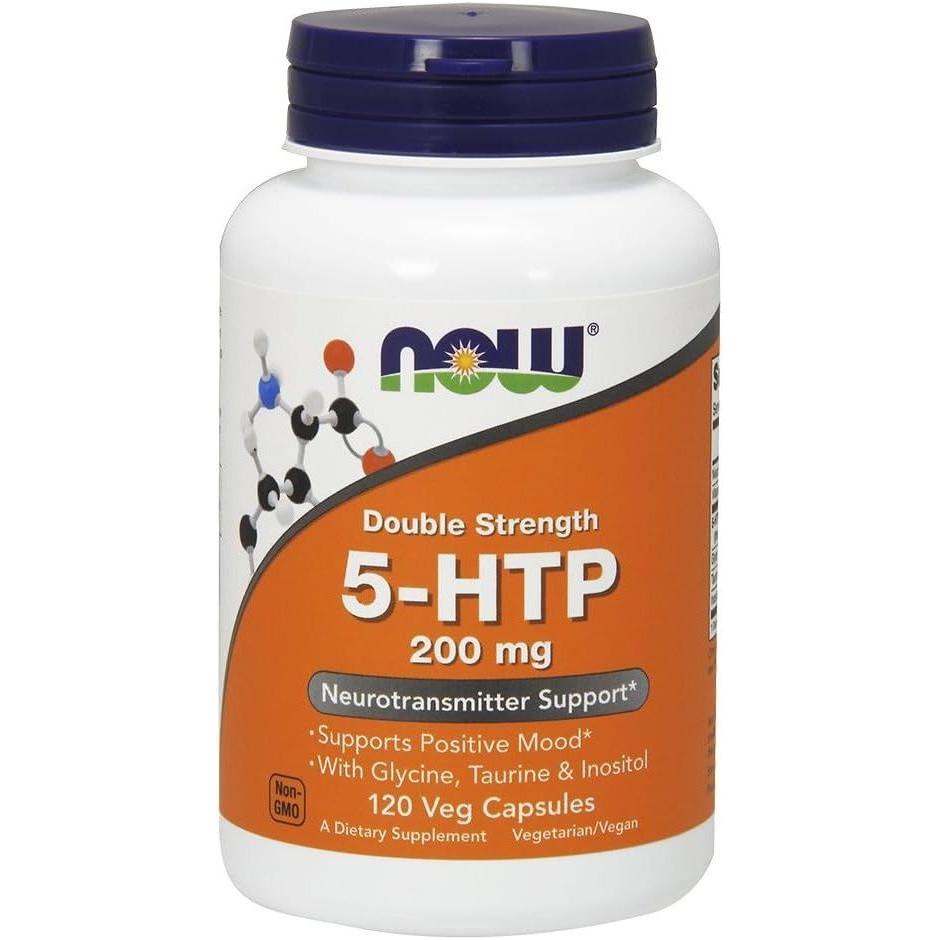 5 - HTP 200 mg Now Foods 120 VCaps - Whlsome - Vitamins &amp; Supplements