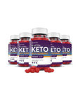 (5 Pack) Real Vita Keto ACV Gummies 1000MG with Pomegranate Juice Beet Root B12 300 Gummys - Whlsome - Detox & Cleanse