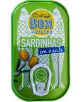 5 x 120 g x Bom Petisco Sardines in olive Oil Premium quality from Portugal rich in Omega3 Portugal - Whlsome - Olive Oil