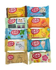 50 Japanese Candy Snack box set 10 Japanese Kitkat assortment and 40 popular Sweets BOX - Whlsome - Snacks