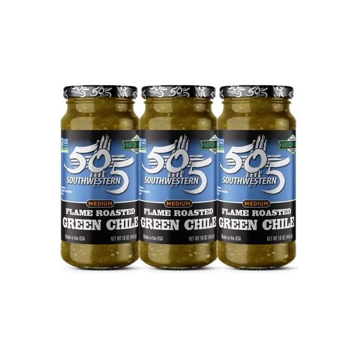 505 Southwestern Flame Roasted Green Chile Medium 316oz Value Pack - Whlsome - Vegetable Snacks