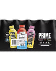 Aquaion Prime Sports Drink NEW 3 Flavors Variety Pack  Strawberry Banana Ice Pop  Lemonade  Energy Drink Electrolyte Beverage  169 Fl Oz 15 Pack