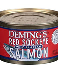 Demings Wild Alaska Red Sockeye Salmon 75 oz 6 Pack