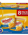 Velveeta Shells  Cheese Pasta Original Single Serve Microwave Cups 8Count 2 Pack