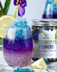 BLUE TEA  Butterfly Pea Flower Herbal Tea 176 Oz  DETOX TEA  Iced Teas Coolers Cocktails  Caffeine Free  Gluten Free  NonGMO  Pet Jar Pack