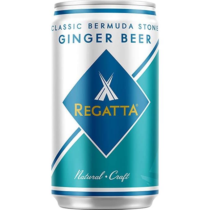 Classic Ginger Beer Regatta Craft Mixers AllNatural Ingredients NonGMO 75oz Case of 24 Sleek Cans