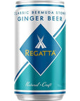 Classic Ginger Beer Regatta Craft Mixers AllNatural Ingredients NonGMO 75oz Case of 24 Sleek Cans