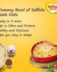 Saffola Masala Oats  Classic Masala 39 grams  137 oz Vegetarian oatmeal India  pack of 6