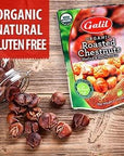 Galil Organic Roasted Chestnuts  Shelled  Ready to Eat Snack  Gluten Free All Natural 100 Vegan No Preservatives  Great for Snacking Baking Cooking  Turkey Stuffing  35oz Bags Pack of 3