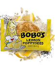 Bobos Oat Bites Lemon Poppyseed 13 oz Bites 30 Pack Box Gluten Free Whole Grain Snack Vegan OnTheGo