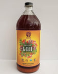 Organic Only GOJI Fruit Juice 100 Pure Puree 32oz 1qt GLASS Bottle  The Happy Berry Vitamin Rich Super Juice Traditionally Prepared  30g Goji Superfruit Per Serving  GlutenFree  Vegan