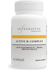 Integrative Therapeutics Active B-Complex - Energy Metabolism Support* - B-Complex Vitamin Supplement with 8 B-Vitamins, Vitamin B12, Folate, Choline - 60 Capsules