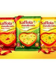 Saffola Spicy Masala Oats Ready in 3 Minutes 3 Different Flavors  Classic Masala Peppy Tamato and Veggie Twist  Delicious Healthy Breakfast  Pack of 6 3 Flavors Each