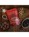 Lark Ellen Farm Cacao Cherry Grain Free Granola Clusters Raw Sprouted Certified Organic Vegan Nut and Seed Mix Low Carb and Sugar Paleo Crunchy Gluten Free Bites for a Healthy Snack Healthy Breakfast Cereal or Yogurt 8 oz  6 pack