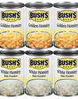 Bushs Best Baked Beans Variety Pack 3 Golden Hominy Beans 3 White Hominy Beans 1 CT