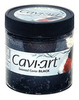 Caviart Awardwinning VEGAN Caviar  Black Seaweed Flavor 35 oz Black Caviart