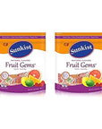 Jelly Belly Sunkist Fruit Gems Soft Fruit Candies 2lb Bag Pack of 2