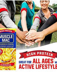 Muscle Mac  Macaroni and Cheese Pasta For All Ages 20 Grams Of High Protein Per Serving Real Cheese NonGMO 24 Pack