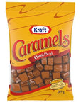 Kraft Original Caramels Chewy Candy 269g95oz Bag Imported from Canada