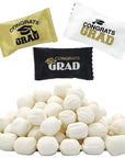 The Dreidel Company Congrats Grad Buttermints Congratulations Graduation Mint Candies After Dinner Mints Butter Mint Candy FatFree Individually Wrapped 55 Pieces