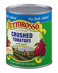 Tuttorosso Crushed Tomatoes with Basil No Salt Added