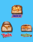 MILKY WAY SNICKERS Original  TWIX Minis Candy 4686 Oz Bag