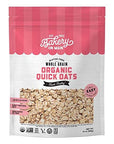 Bakery On Main Organic Oats  Gluten Free Organic Quick Oats  NonGMO PreservativeFree Organic Quick Oats for Breakfast Baking  24oz Bag Pack of 2