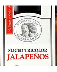 Cucina  Amore Sliced Tricolor Jalapeños 145 Ounce