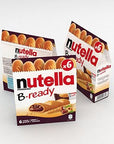 Ferrero Nutella Bready NEW  NUTELLA  a crisp wafer of bread in the form of mini  baguette stuffed with a creamy Nutella 6 pieces 46 oz 132g Pack of 3  Italian Import