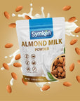 SYMKEN Almond Milk Powder 176 Oz 500g  Pure Almond  No added sugar  Vegan  Gluten free  Lactose free  NonGMO  NonDairy  Vegan protein 15  Plantbased Almond Milk