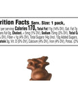 DOVE Milk Chocolate Peanut Butter Reindeer Christmas Candy Bar, 1.1 Oz (Pack of 6)