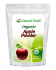 Z Natural Foods Organic Apple Powder Superfood Powder for Digestive Support and Energy Boost Ideal for Juice Smoothies and Recipes NonGMO Vegan GlutenFree Kosher 1 lb