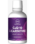 MRM Nutrition CoQ-10 L-Carnitine Liquid  Orange-Vanilla Flavored