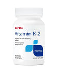 GNC Vitamin K-2 100mcg, 60 Softgels, Supports Bone-Building Process