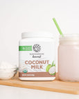 Organic Coconut Milk Powder with MCT  Coffee Creamer Alternative Raw Keto Paleo Gluten Free Sugar Free Diary Free Shelf Stable  Coconut Powdered Milk 358 G 179 SRV Organic Harvest by Sunwarrior