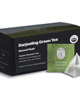 Tribal Trail Organic Green Tea Bags 30 count  212 oz  Darjeeling Tea Second Flush  USDA Organic  NonGMO  Artisanal Tea from Himalayas