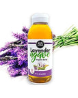 Soviia USDA Organic Lavender Agave Syrup (Vegan, Low-Glycemic Sugar and Honey Alternative, Non-GMO, Kosher, Halal, Premium Quality Blue Weber Pure Natural Agave Nectar (20 oz)