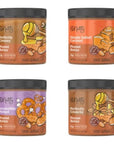 BNutty Sweet and Salty Peanut Butter - Assorted Flavors - Gluten Free - Natural Peanut Butter - Made in USA - 9oz Jars - 4 Pack