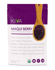 Kiva Organic Maqui Berry Powder  NonGMO Raw Vegan 4Ounce Pouch