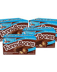 Drakes Funny Bones 40 TwinWrapped Peanut CremeFilled Devils Food Cakes Pack of 4