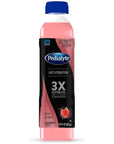 Pedialyte Electrolyte Solution, Strawberry, Hydration Drink, 12 bottles, half liter each