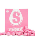 Starburst Fruit Chews Candy Bulk Pack  2 Pounds  All Pink  Sweet and Juicy Bites  Individually Wrapped  Original Strawberry Flavor  In Mighty Merchandise Packaging  Perfect For Valentines Day