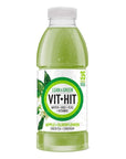 VIT HIT Naturally Sweetened Low-Calorie Drink with Tea, Juice, Water, and a Hit of Vitamins, LEAN & GREEN, 16.9 Ounce (Pack of 12)