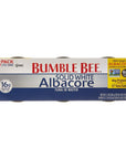 Bumble Bee Tuna Solid White Albacore in Water3 3 ounce Cans Pack of 4  12 cans in total