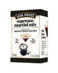 Java House Cold Brew Espresso Martini Mix Ready to Use Liquid Coffee Concentrate Pods  135 Fluid Ounces Each Pack of 6 makes 12 cocktails