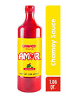 Amor Chamoy Sauce  Bittersweet flavor  2500 Scoville level Enjoy it with fruits veggies snacks and drinks  Kosher  33 fl oz bottle Pack of 1