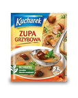 Kucharek SOUP mix of 8 SILESIAN SOUR SOUP zurek Slaski 2x46 g RED BORSCHNSTANT barszcz czerwony 2x48 g MUSHROOM SOUP zupa grzybowa 2x42 g PEA SOUP zupa grochowa 2x45 g